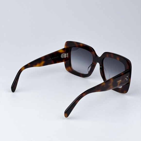 Celine 3 DOTS  CL40263I 53B Women BRAND NEW Sunglasses Havana Gradient Smoke - Picture 5 of 9